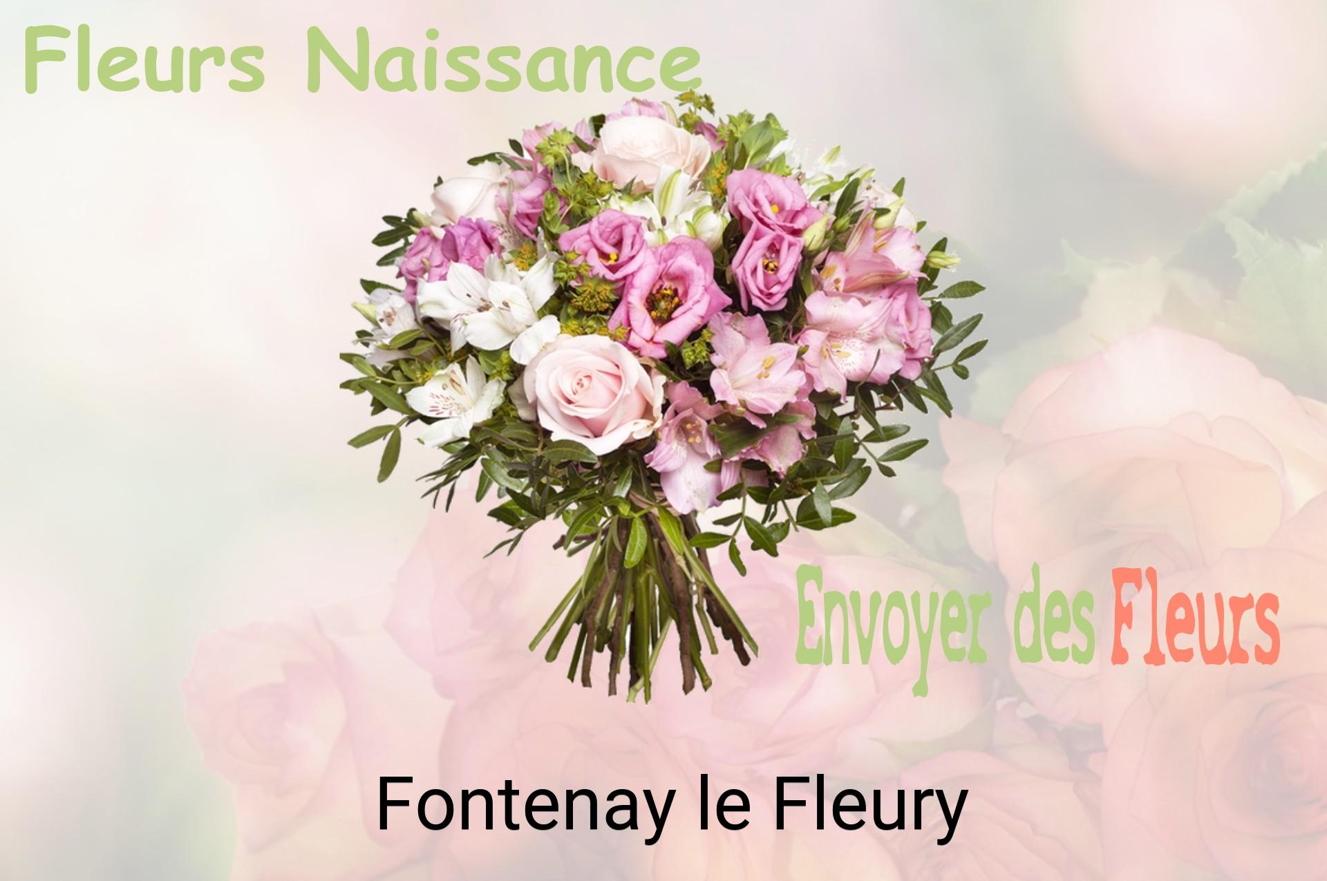 Bouquet de fleurs de naissance livré à Fontenay-le-Fleury